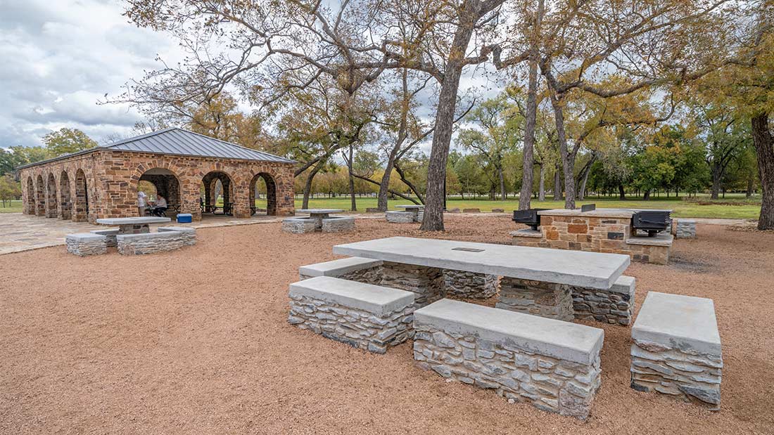 Stone Tables at White Rock Lake Park