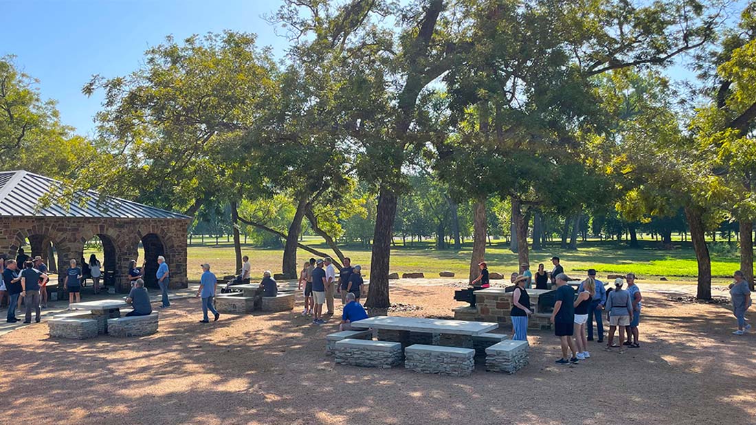 Stone Tables at White Rock Lake Park