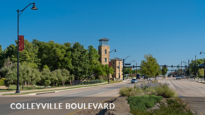 SH26 Streetscape Colleyville Boulevard